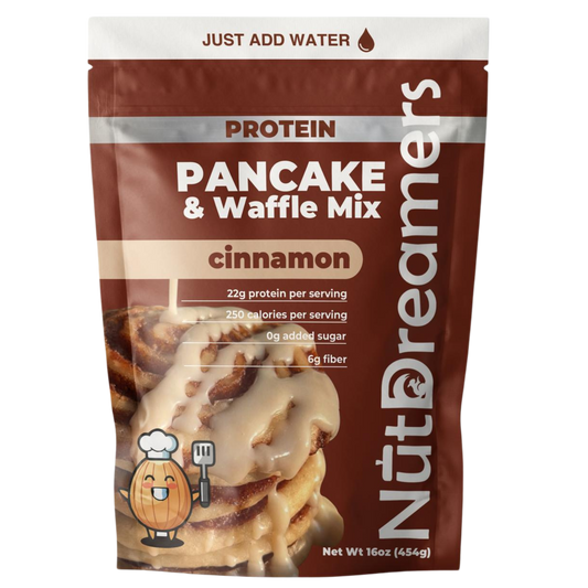 Cinnamon Protein Pancake & Waffle Mix – High Protein, Naturally Flavored | Nut Dreamers