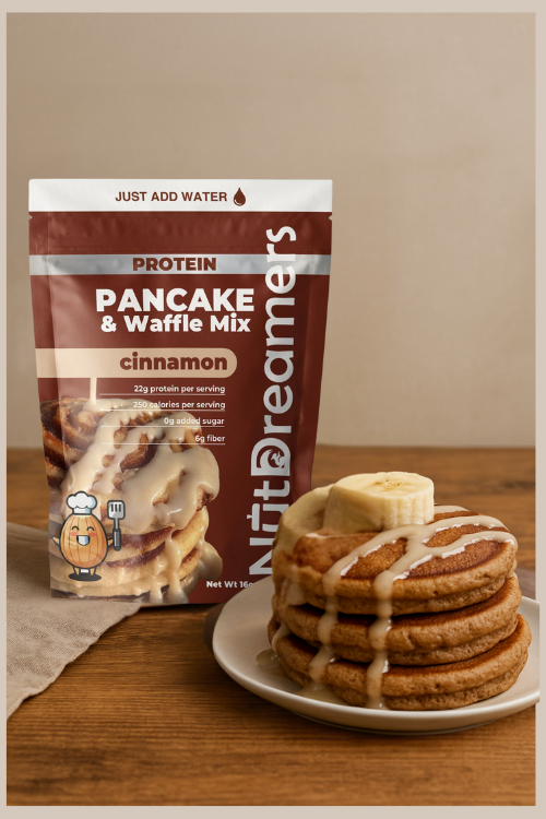 Cinnamon Protein Pancake & Waffle Mix – High Protein, Naturally Flavored | Nut Dreamers