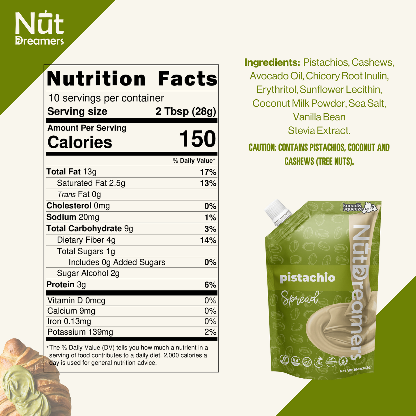 Best Seller Nut Butter Duo | Chocolate Hazelnut & Pistachio Spread – No Sugar Added, Palm Oil Free, Gourmet Breakfast Spread