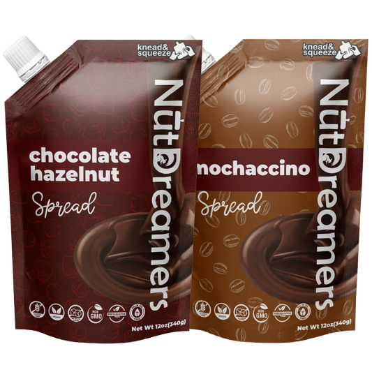 Chocoholic Dream Duo - Nut Dreamers
Vegan Chocolate Spread Duo
No Sugar Added Chocolate & Coffee Spread
Gluten-Free Chocolate & Mocha Spread
Healthy Chocolate Nut Butter Duo
Keto-Friendly Chocolate & Coffee Spreads
Dairy-Free Chocolate & Mocha Butter
Plant-Based Chocolate Duo
Vegan Nut Butter Pair
Sugar-Free Chocolate Snacks
Palm Oil-Free Chocolate Duo