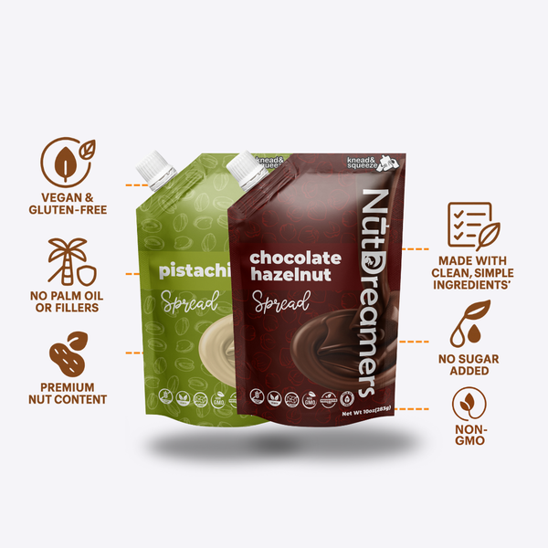 Nut Dreamers Chocolate Hazelnut and Pistachio Spread