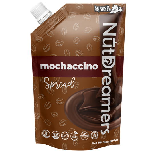 Mochaccino Spread | Coffee & Chocolate Nut Butter – No Sugar Added, Palm Oil Free, Clean Ingredients