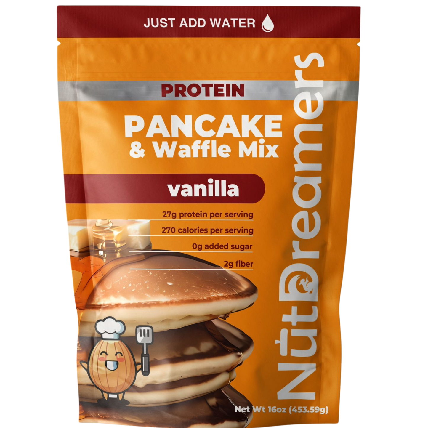 Vanilla Protein Pancake & Waffle Mix – High Protein, Clean Ingredients | Nut Dreamers